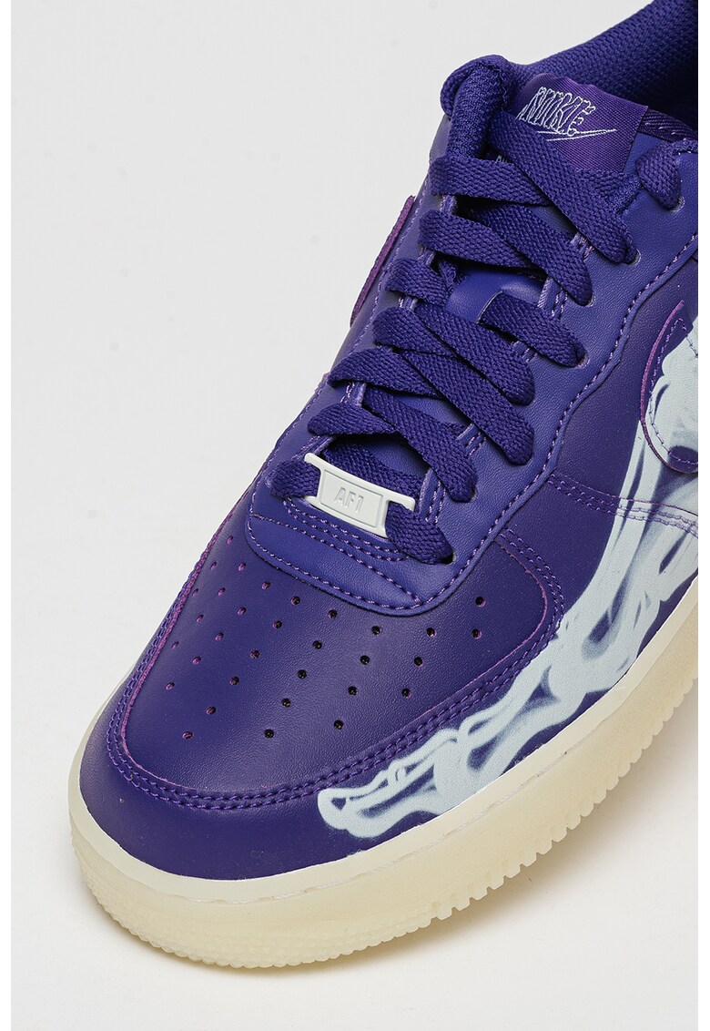 Pantofi sport din piele cu imprimeu graffiti Air Force
