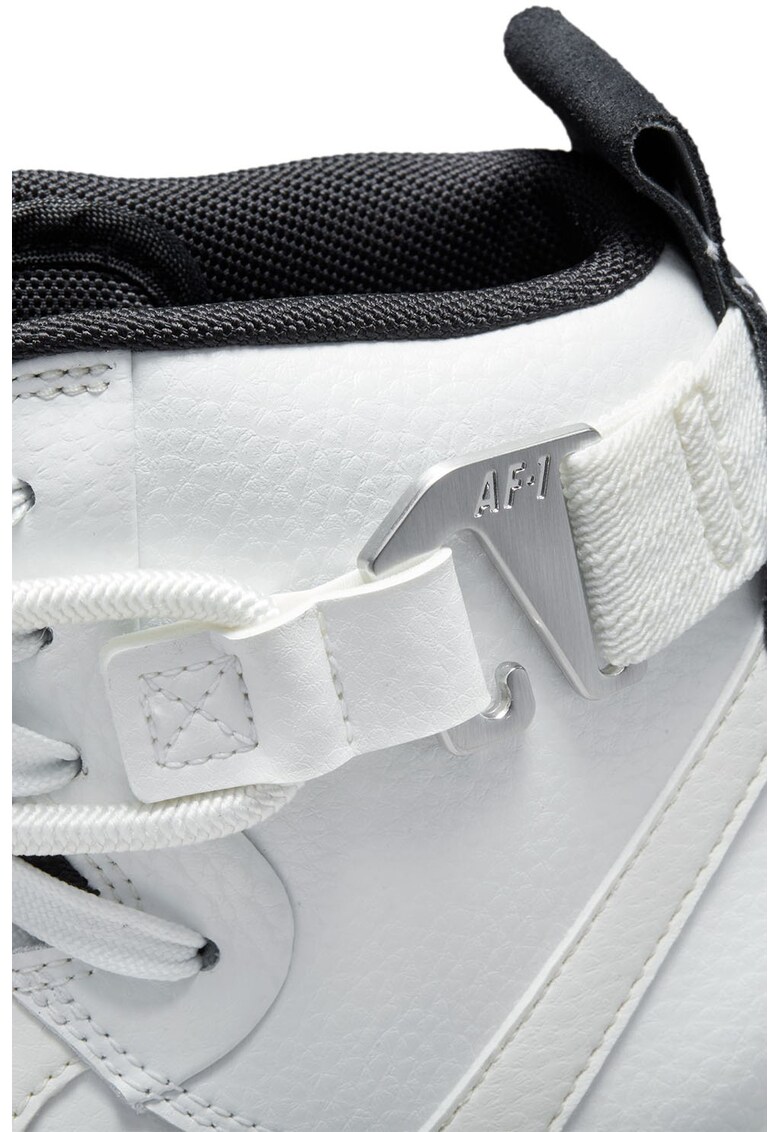 Pantofi sport high-top Air Force 1 de piele si piele ecologica