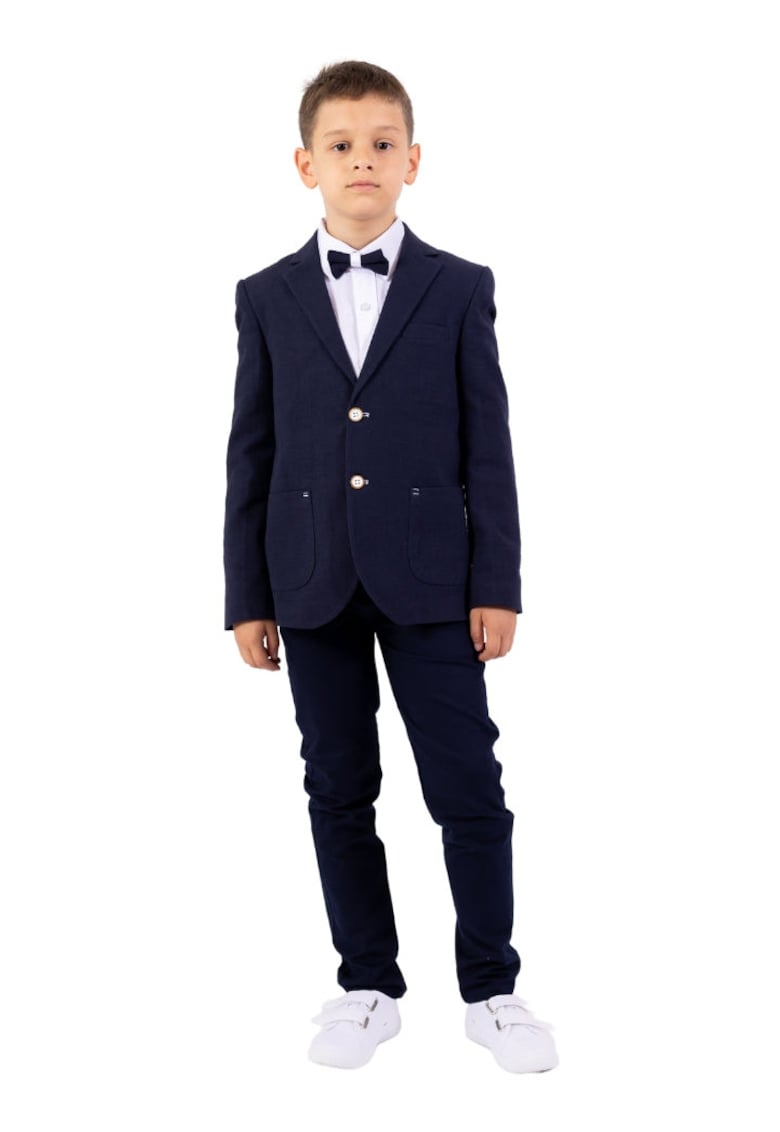 Costum elegant - baieti - 4 Piese - MS-2397 - Bleumarin
