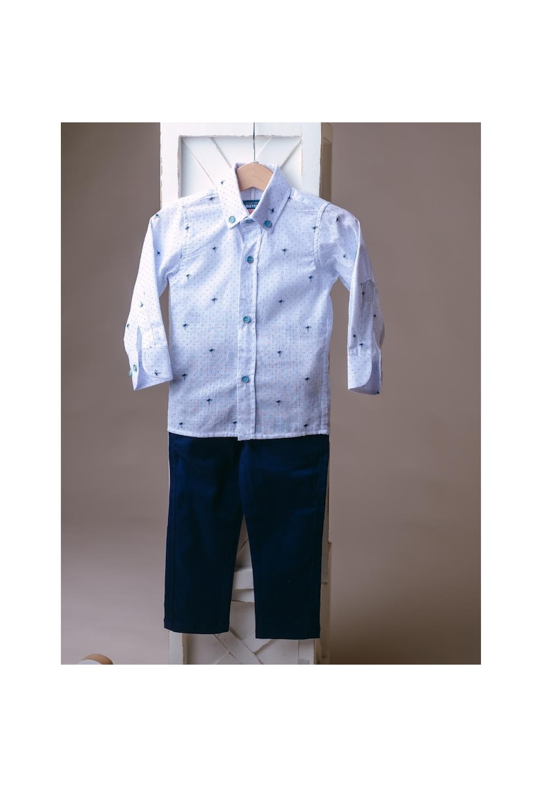 Costumas Copii -  3 Piese - Albastru - MG-3021 - 98 cm - Albastru Costumas Copii -  3 Piese - Albastru - MG-3021 - 98 cm - Albastru