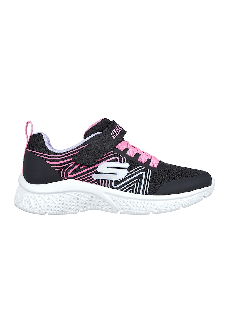 Pantofi sport cu velcro Microspec Plus Swirl Sweet