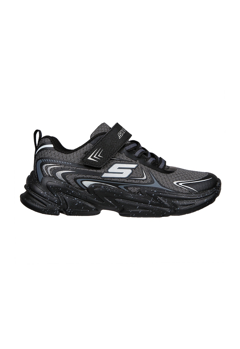 Pantofi sport cu inchidere velcro si aspect contrastant Wavetronic