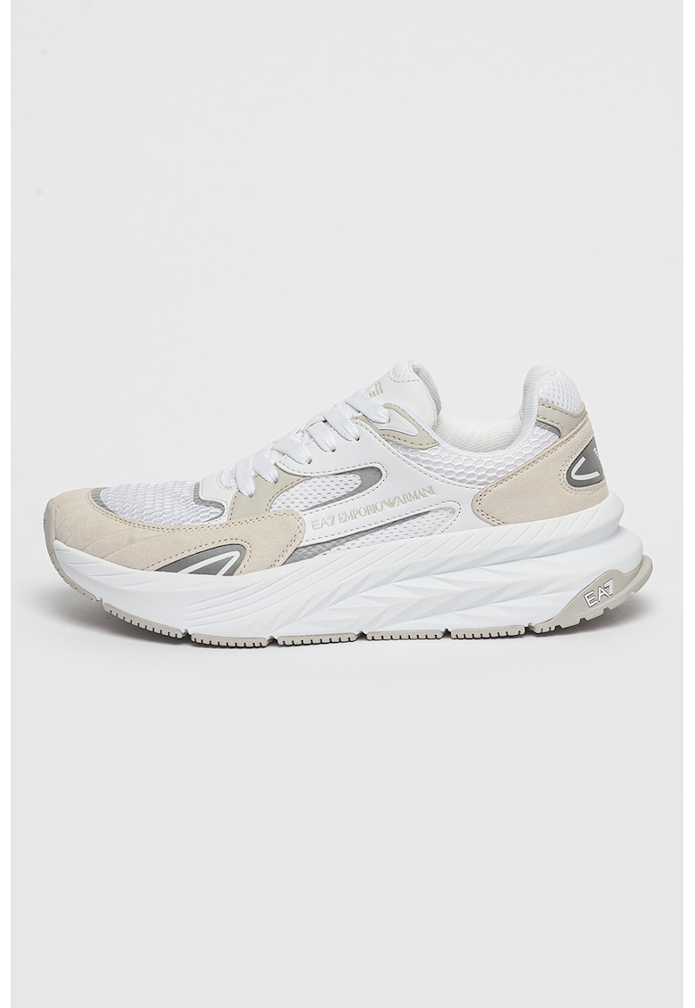 Pantofi sport cu insertii de plasa