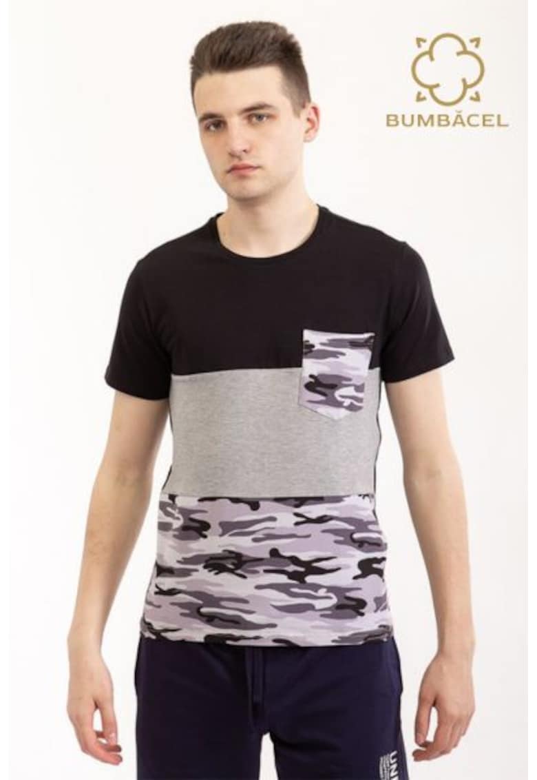 Tricou army cu manecă scurtă - Negru