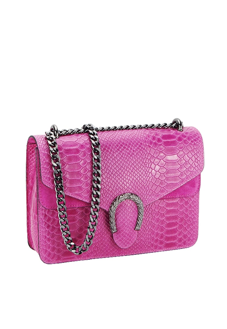 Geanta bej inchis din piele naturala 1524 123 17670