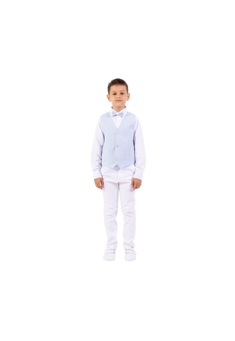 Costum elegant baieti -  4 piese - cu vesta - MY-5128