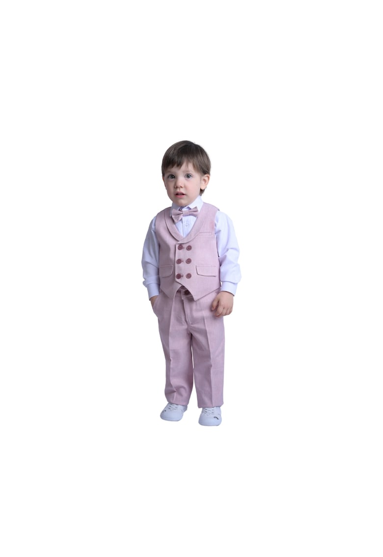 Costum elegant baieti - 4 piese - cu vesta - MY-5140