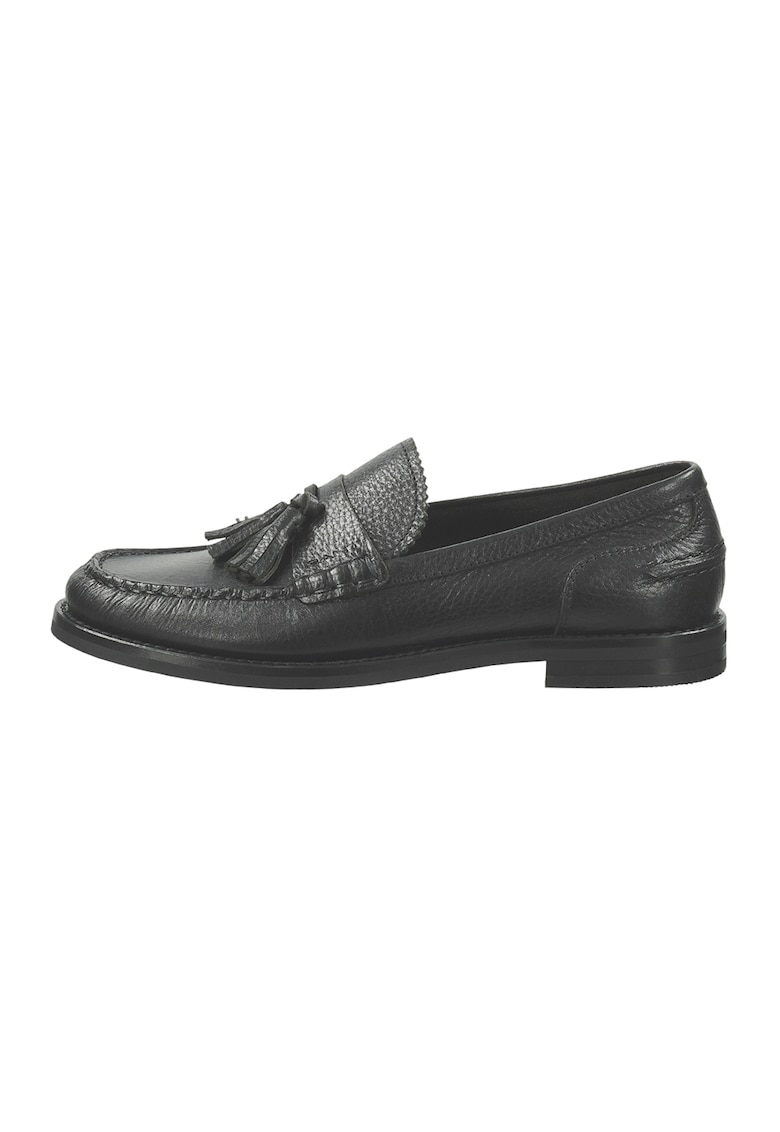 Pantofi loafer de piele cu canafi