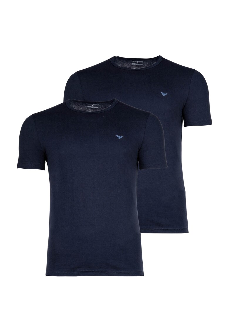 Emporio Armani Тениски с овално деколте – 2 броя за Мъже Emporio Armani Тениски с овално деколте – 2 броя за Мъже