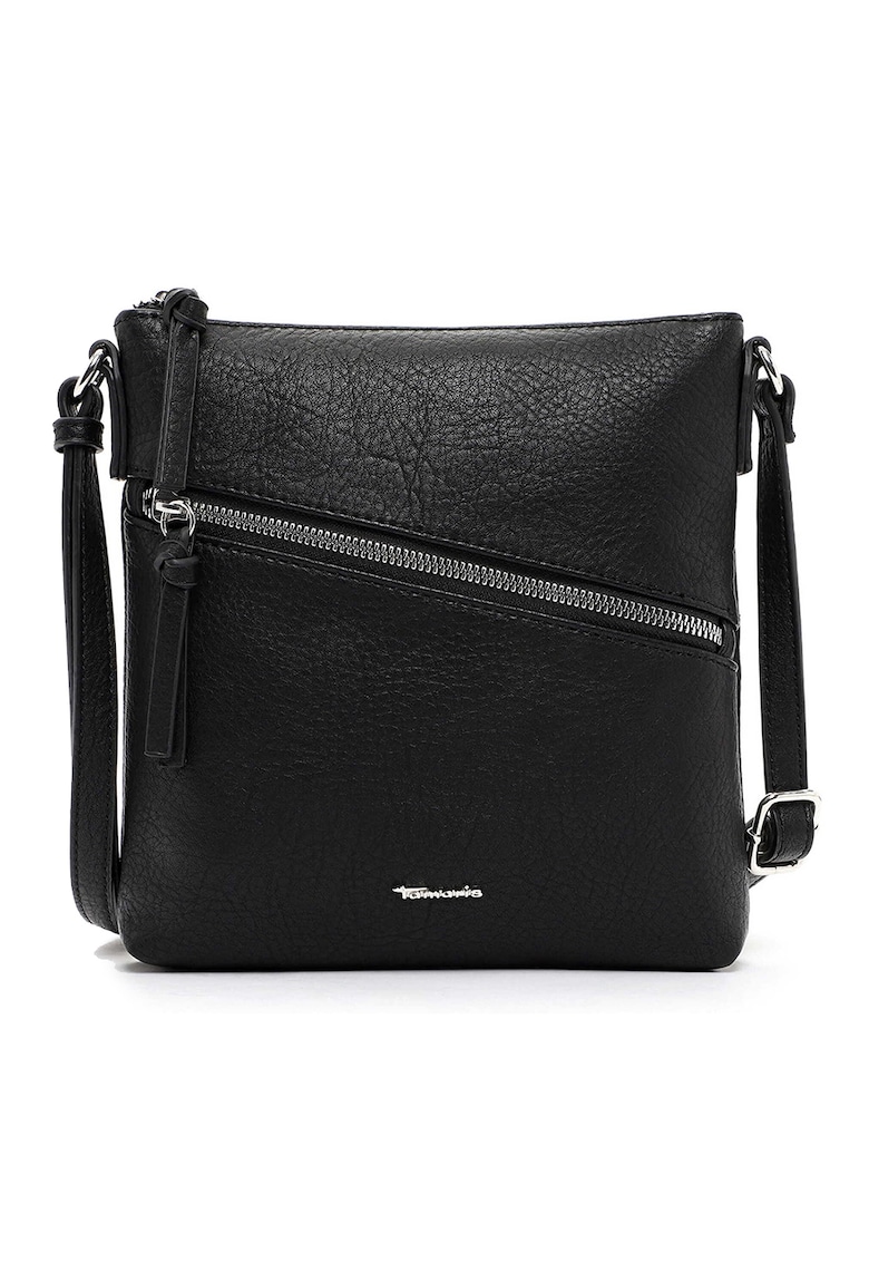 Geanta crossbody de piele ecologica Alessia - Negru
