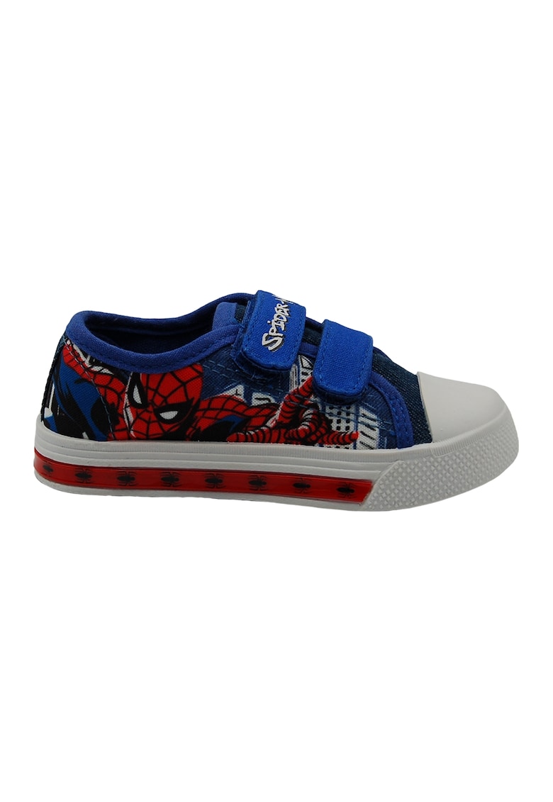 Tenisi cu velcro cu imprimeu Spiderman