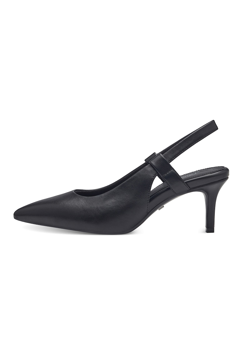 Pantofi slingback din piele ecologica