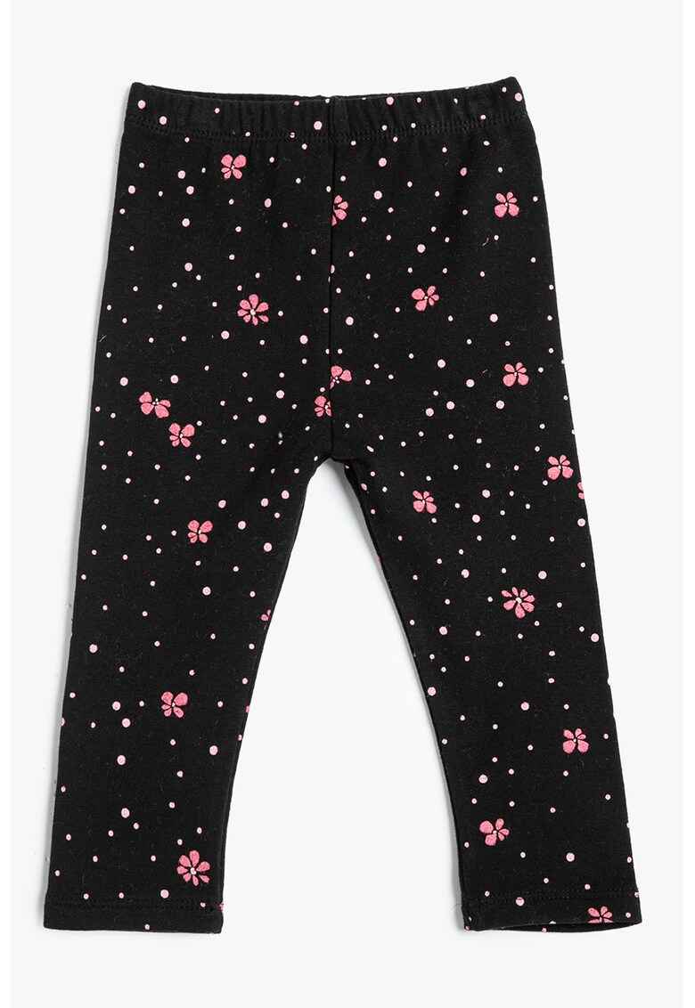 Pantaloni cu model floral