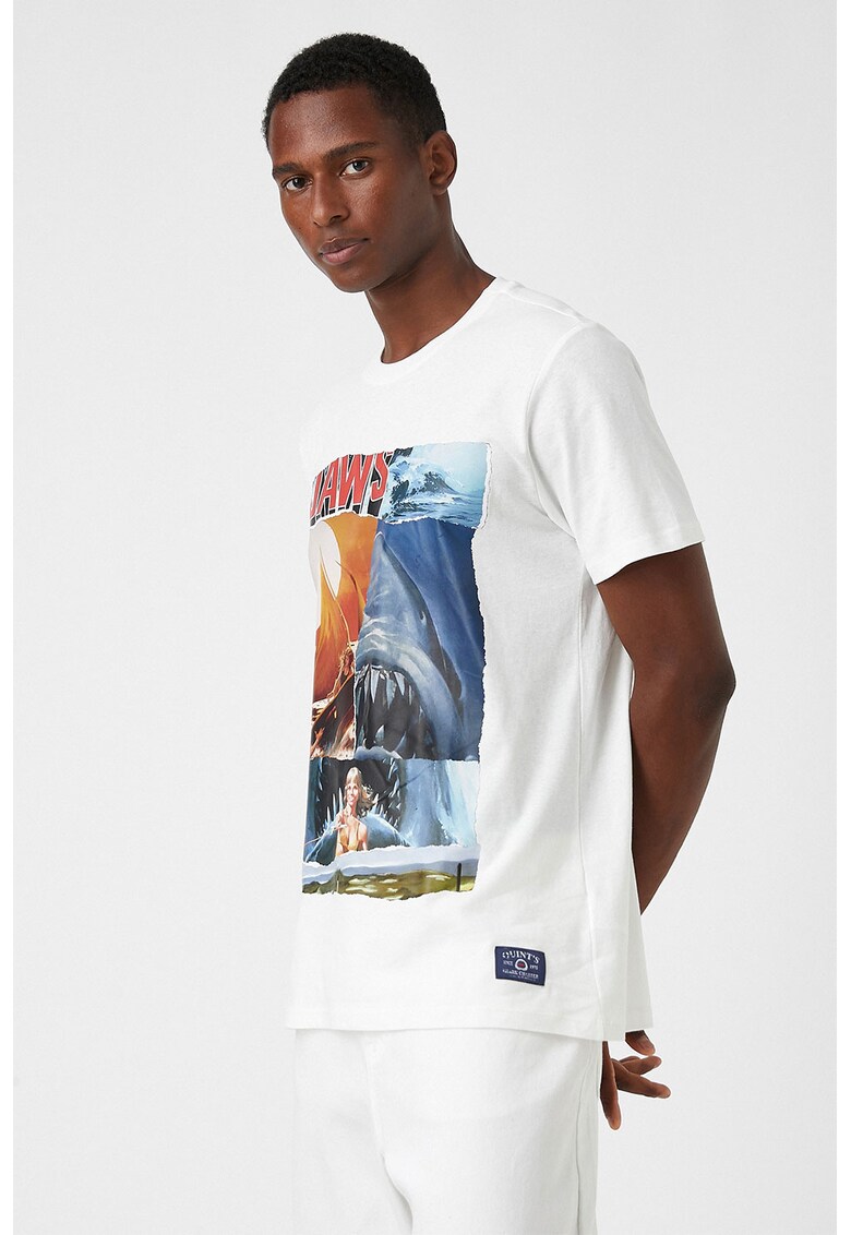 Tricou cu imprimeu Jaws