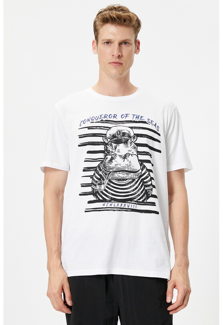 Tricou regular fit cu imprimeu