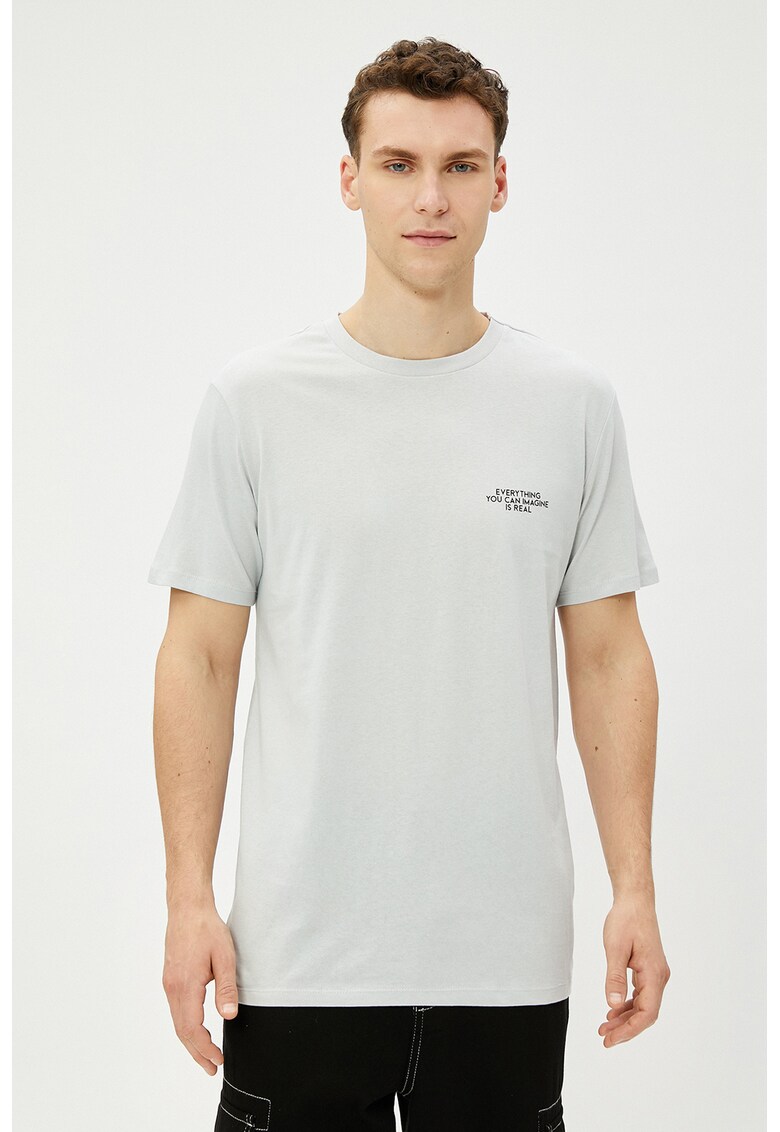 Tricou slim fit de bumbac