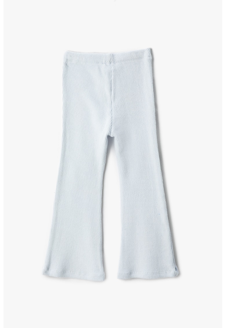 Pantaloni evazati cu talie elastica