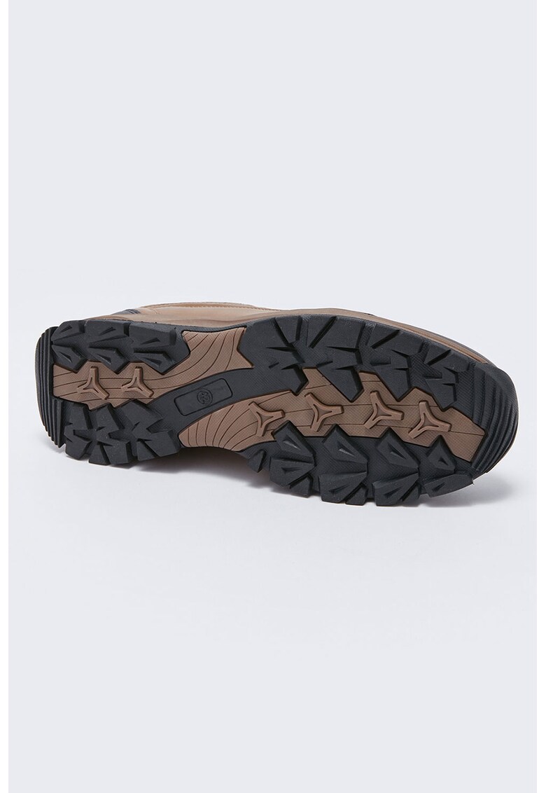 Pantofi sport low-cut cu garnituri de piele ecologica
