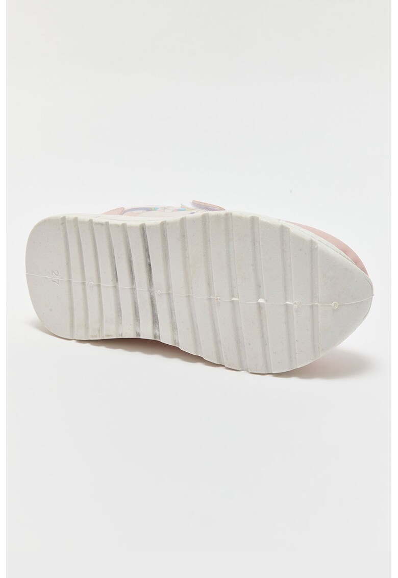 Pantofi sport cu velcro si unicorn