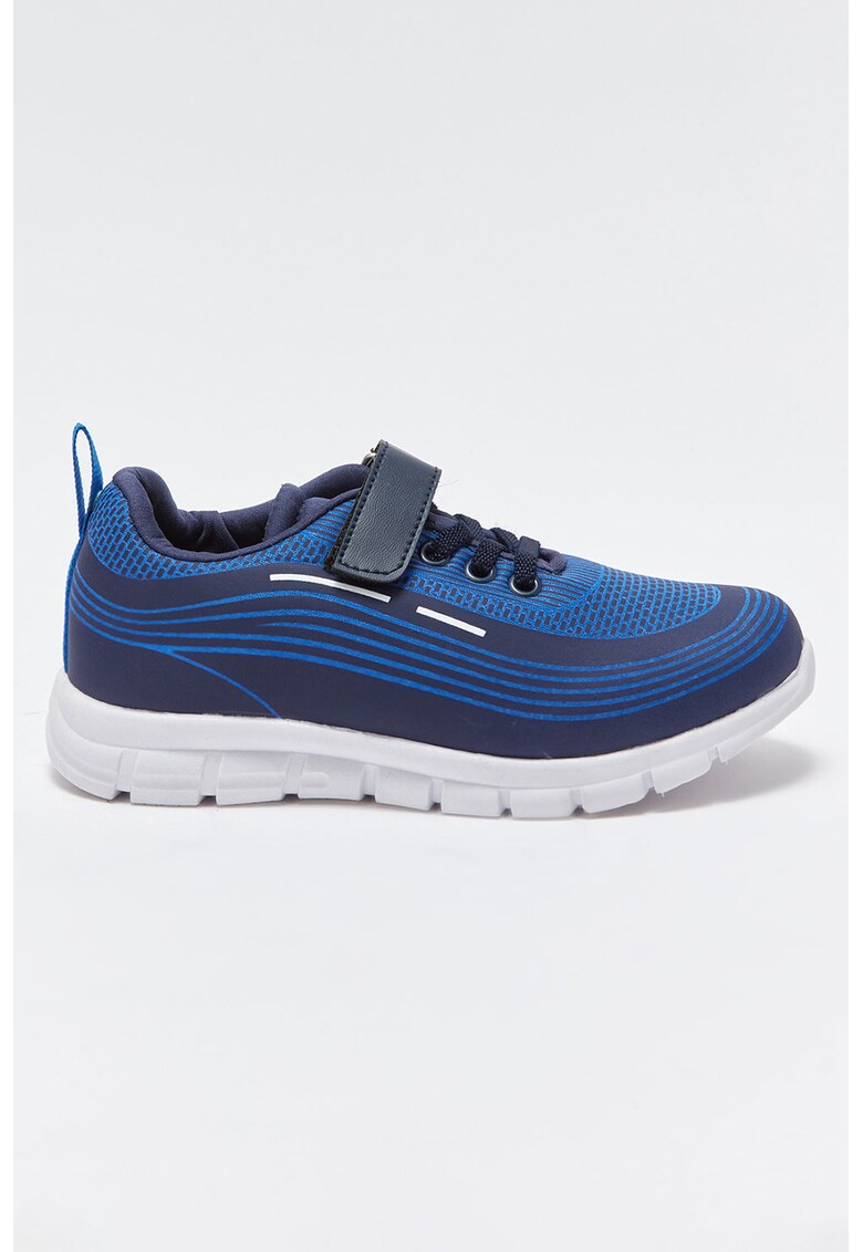 Pantofi sport de piele ecologica cu velcro