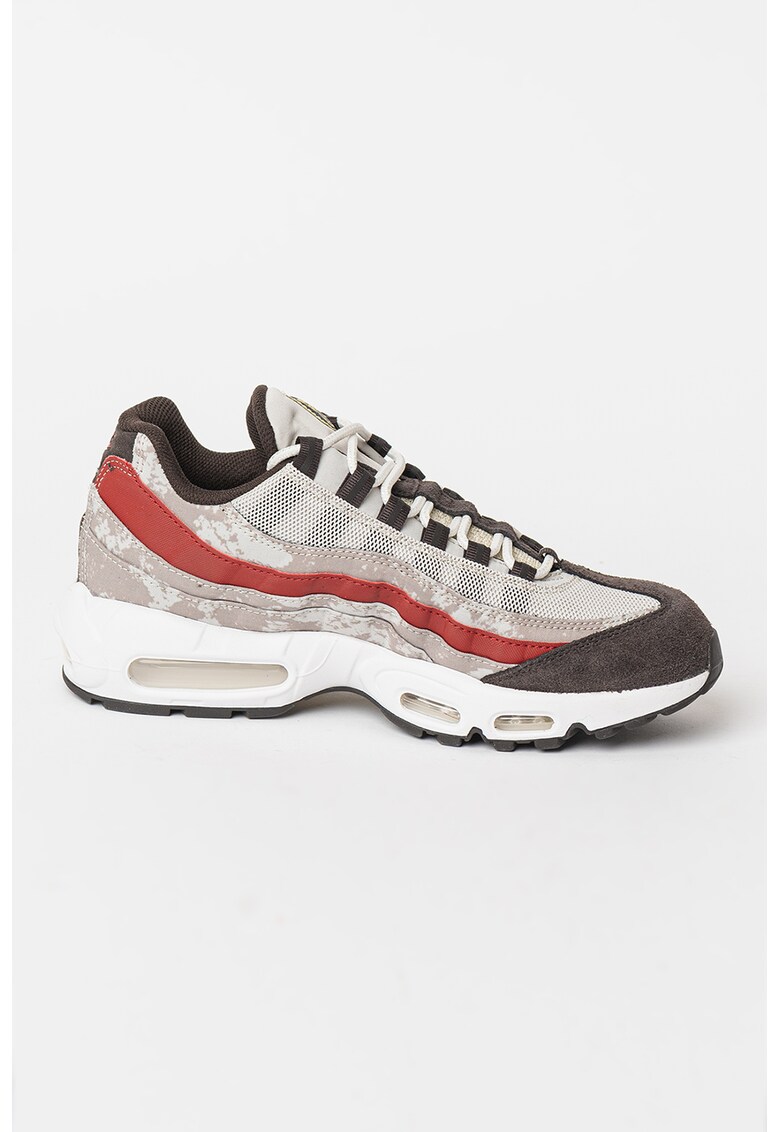 Pantofi sport de piele intoarsa cu aspect contrastant Air Max 95