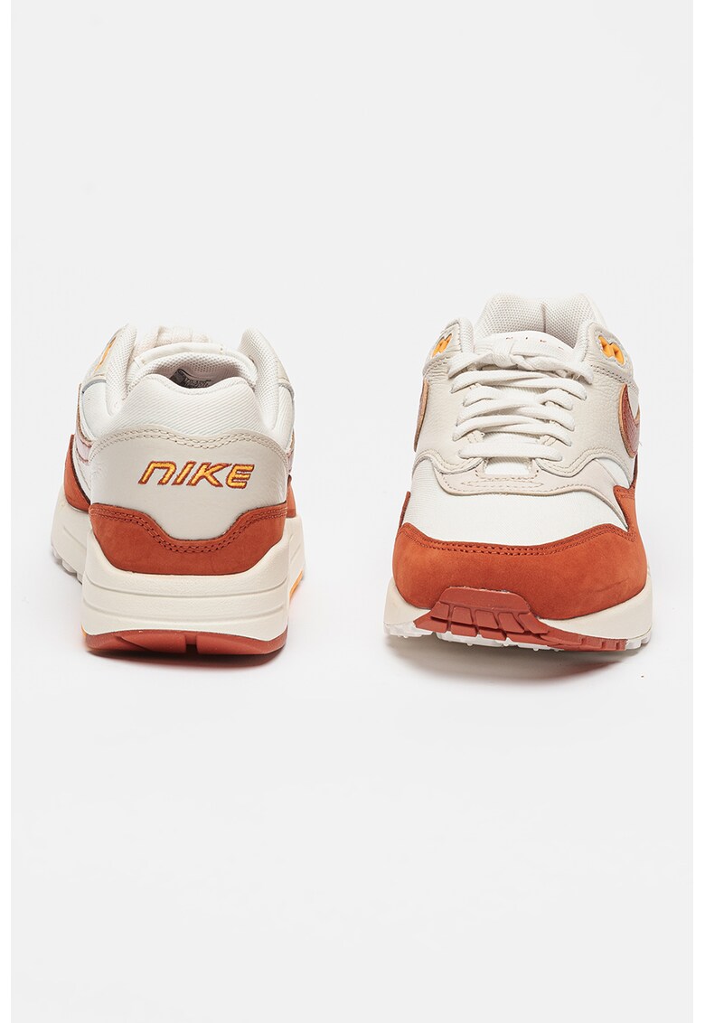 Pantofi sport cu segmente de piele si piele intoarsa Air Max 1