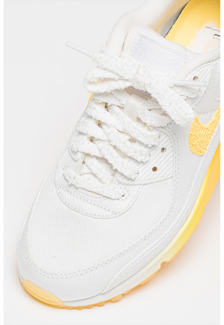 Pantofi sport de piele ecologica cu garnituri de plasa Air Max 90