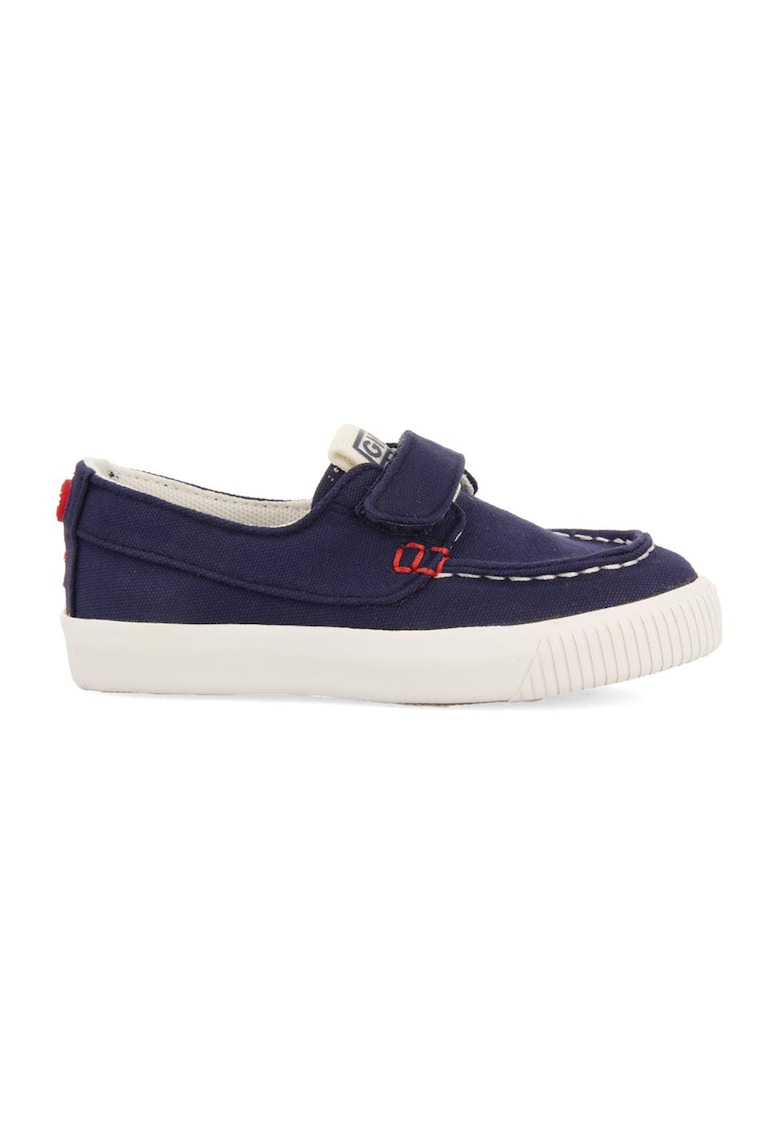 Pantofi loafer de panza cu velcro - Bleumarin