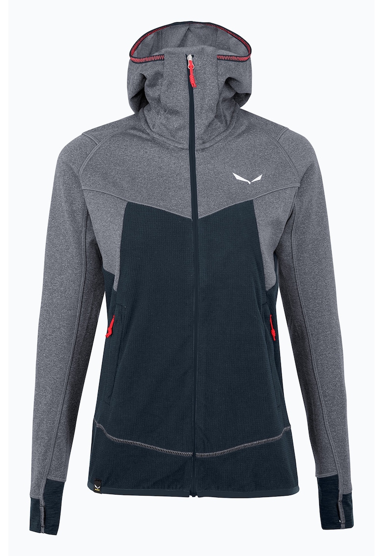 Hanorac dama - Fleece - Gri/Albastru - 34EU