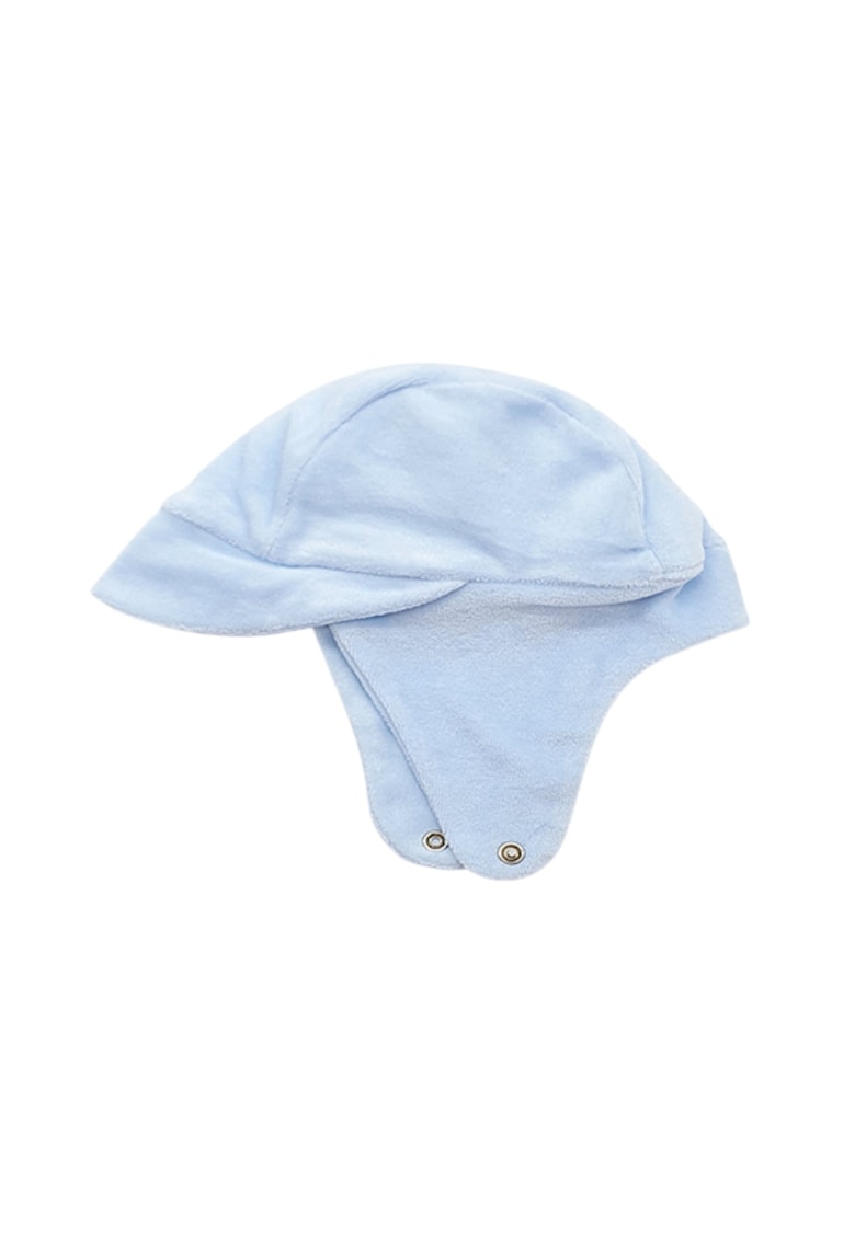 Caciula - din fleece - pentru bebelusi - Albastru deschis