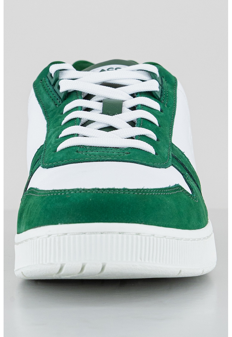 Pantofi sport din piele si piele intoarsa