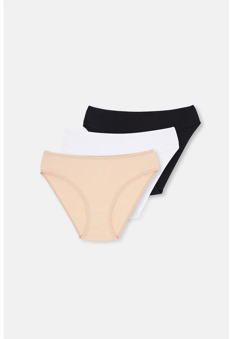 Set de chiloti din amestec de bumbac - 3 perechi