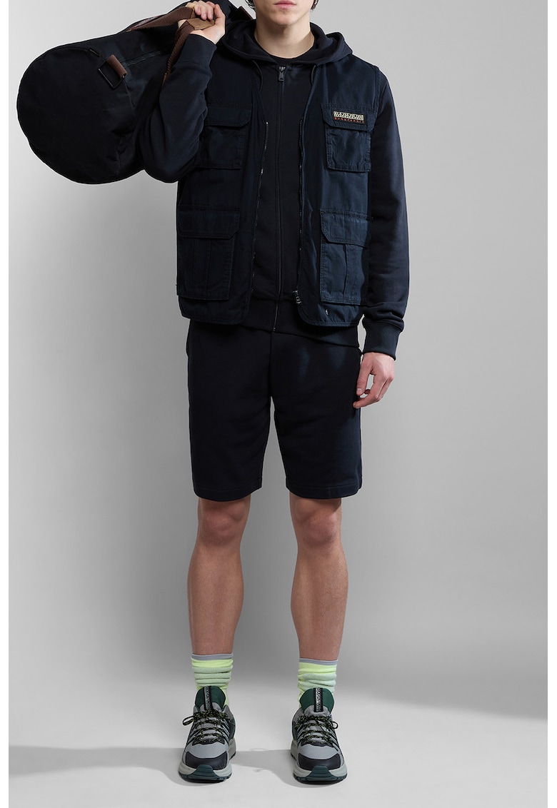 Pantaloni scurti cu snur si buzunare laterale