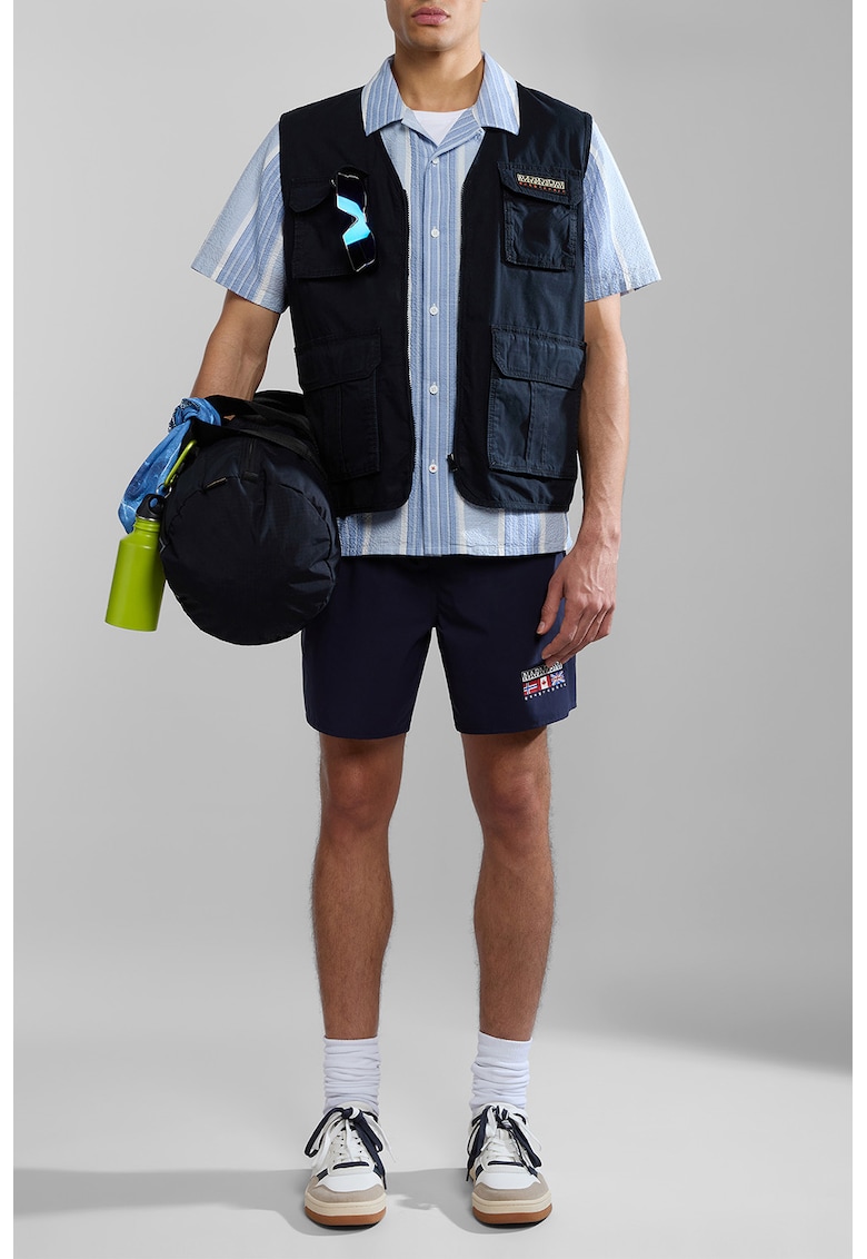 Camasa cu model in dungi Tulita - Albastru deschis