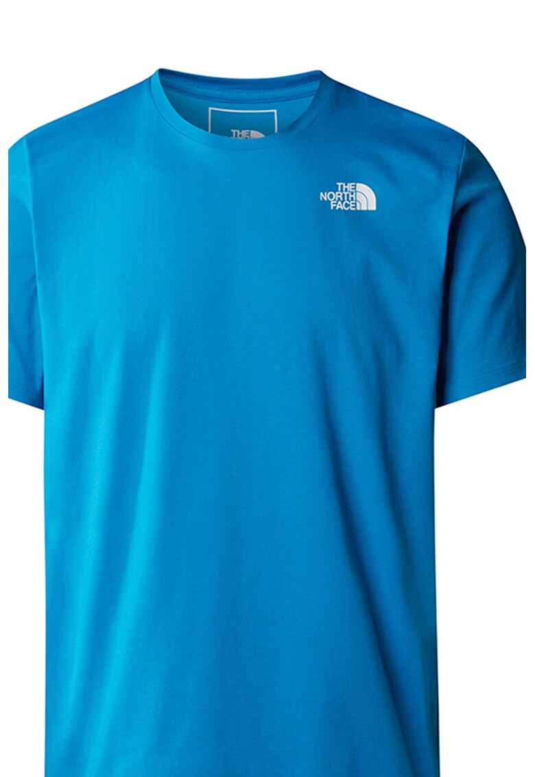 Tricou cu imprimeu logo pe spate pentru drumetii