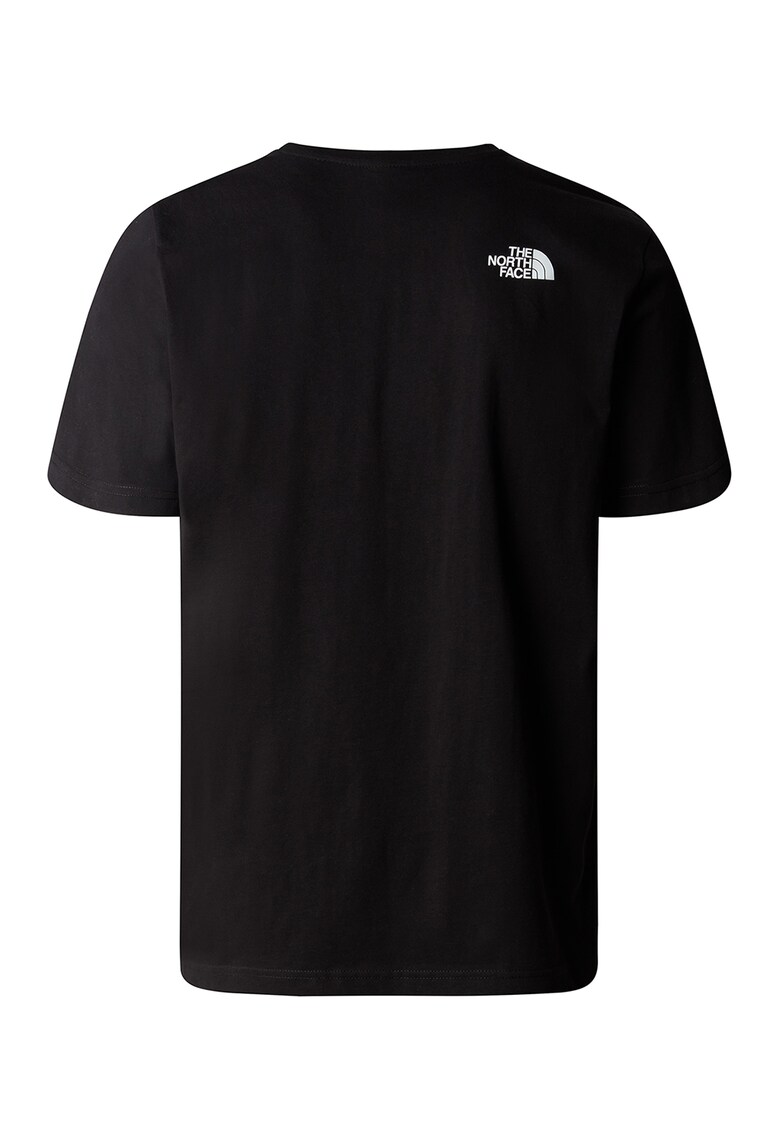 Tricou cu imprimeu logo contrastant