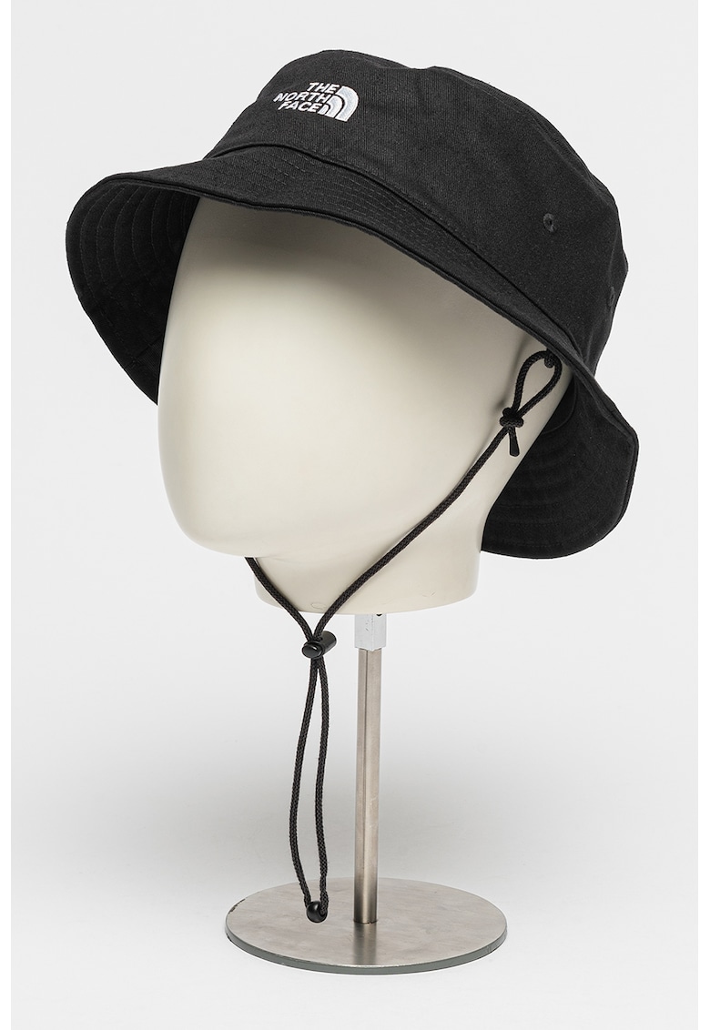 Palarie bucket cu logo brodat - Negru