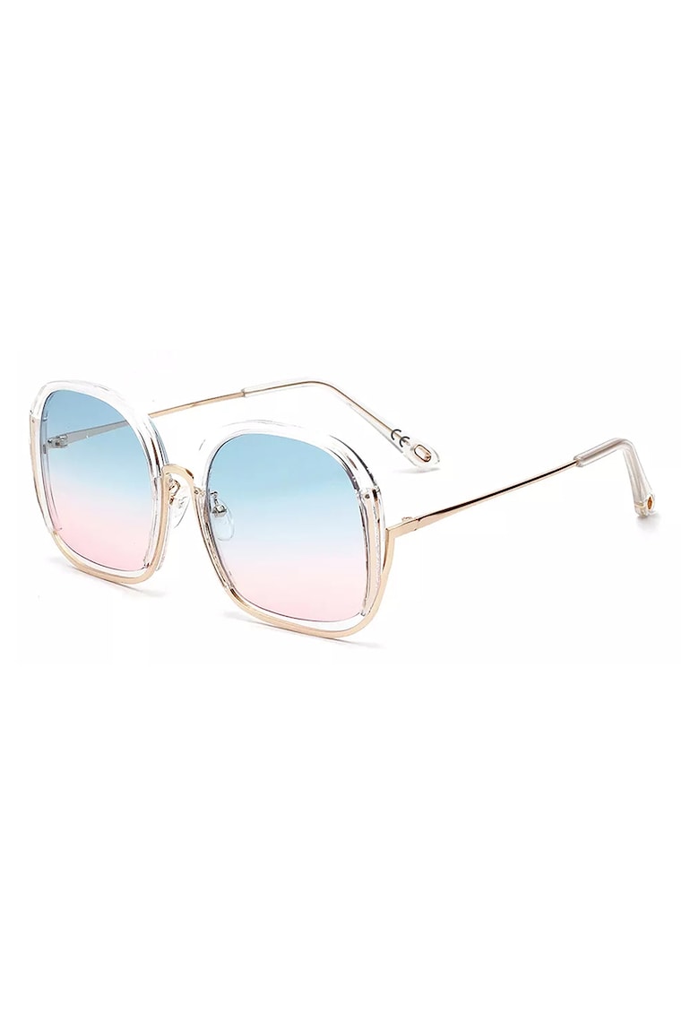 Квадратни слънчеви очила с метална рамка