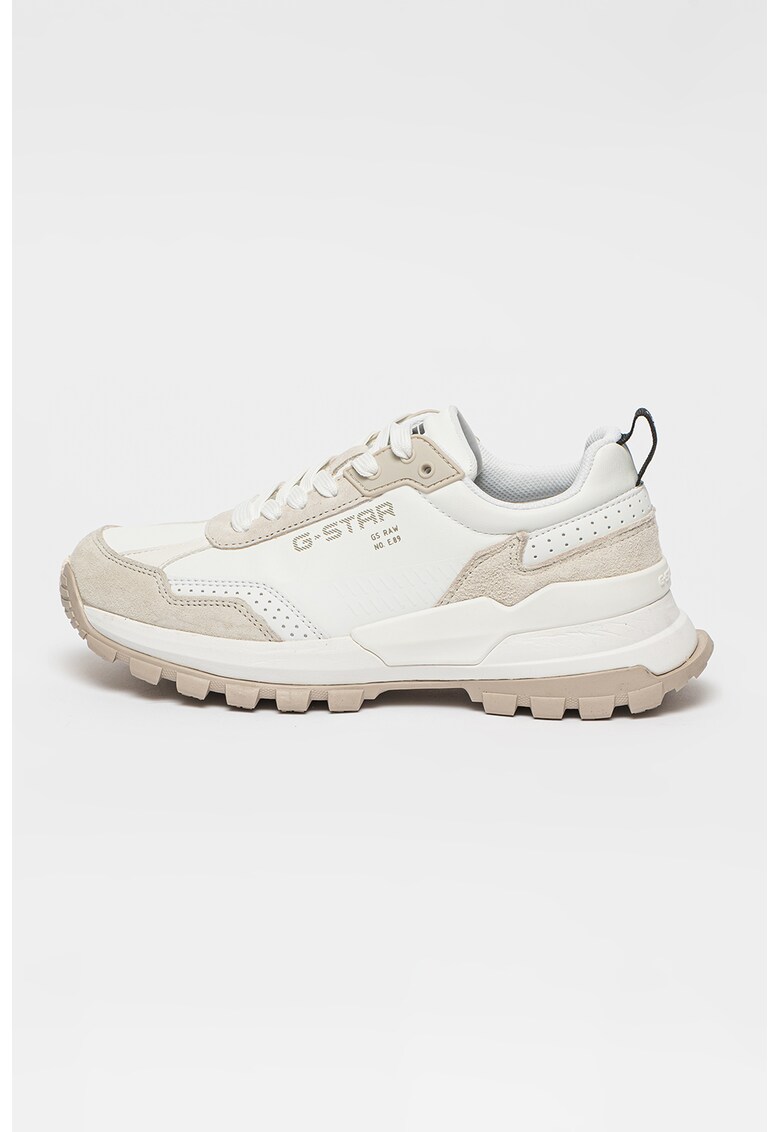 Pantofi sport cu insertii de piele intoarsa