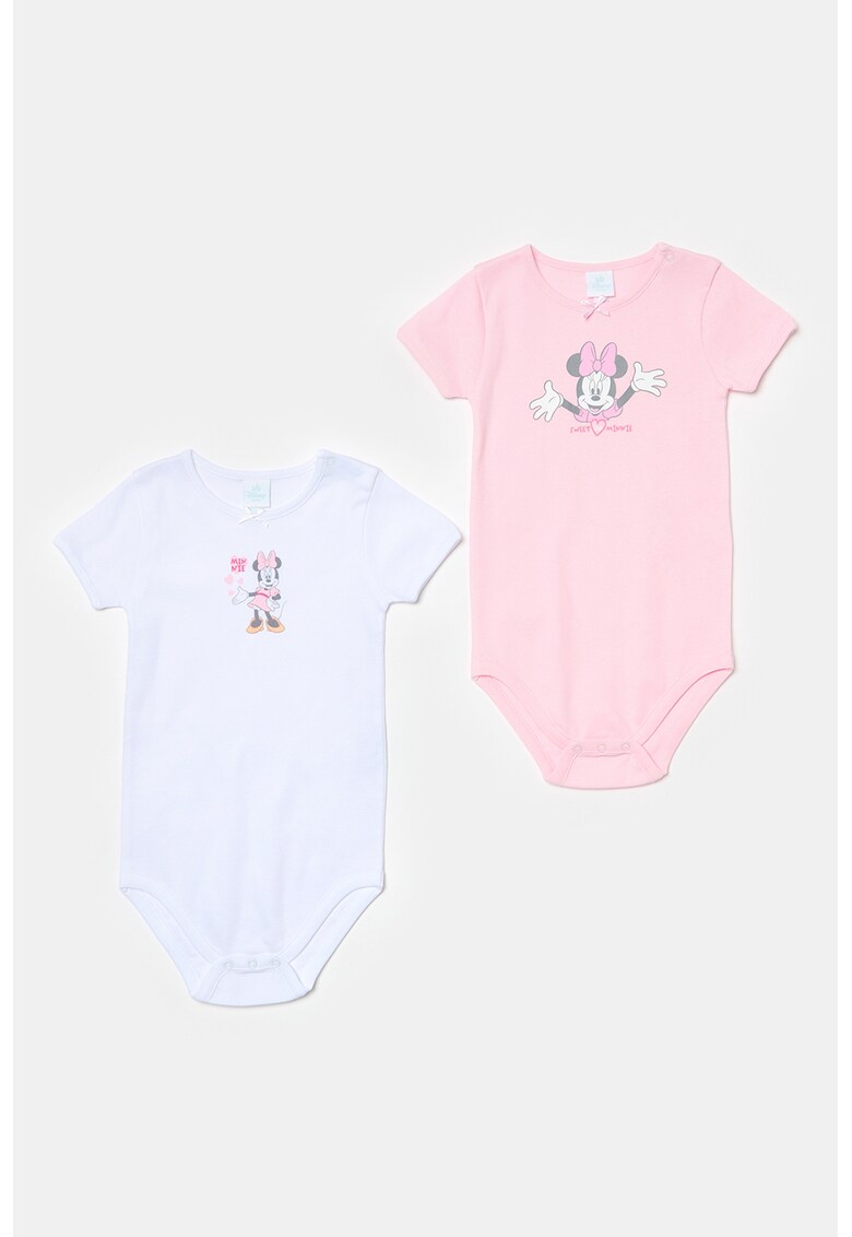 Set de body-uri cu imprimeu Minnie Mouse - 2 piese