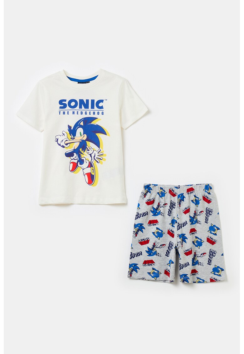 Pijama cu pantaloni scurti Sonic the Hedgehog