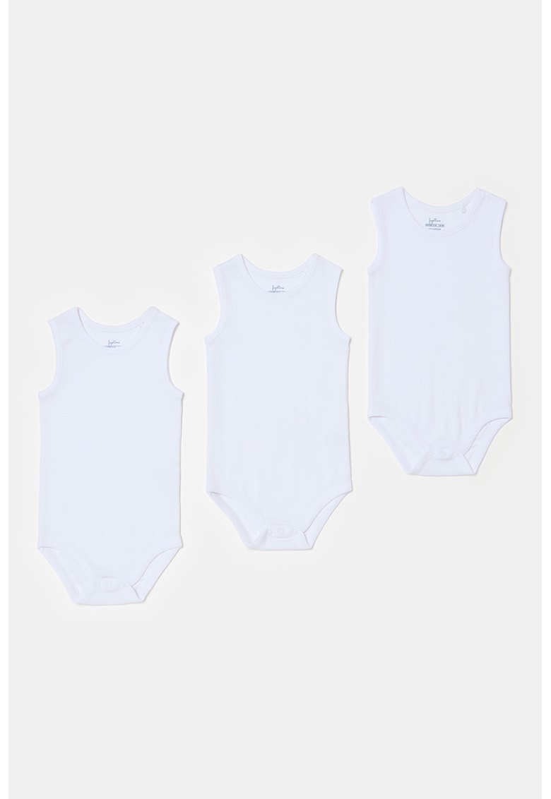 Set de body-uri cu model uni - 3 piese