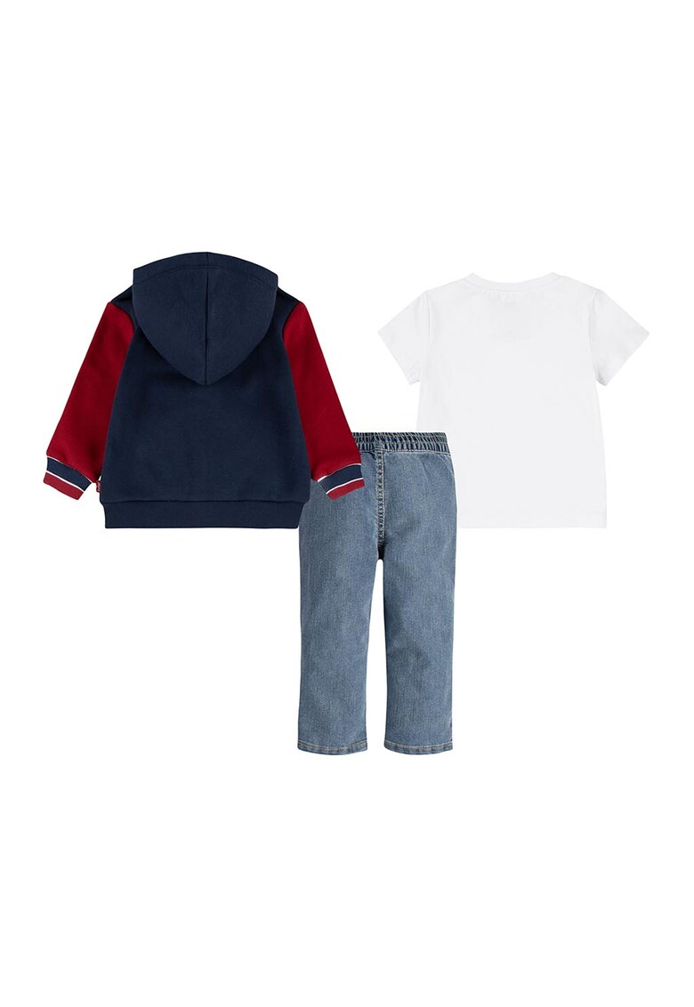 Set de imbracaminte din amestec de bumbac - 3 piese