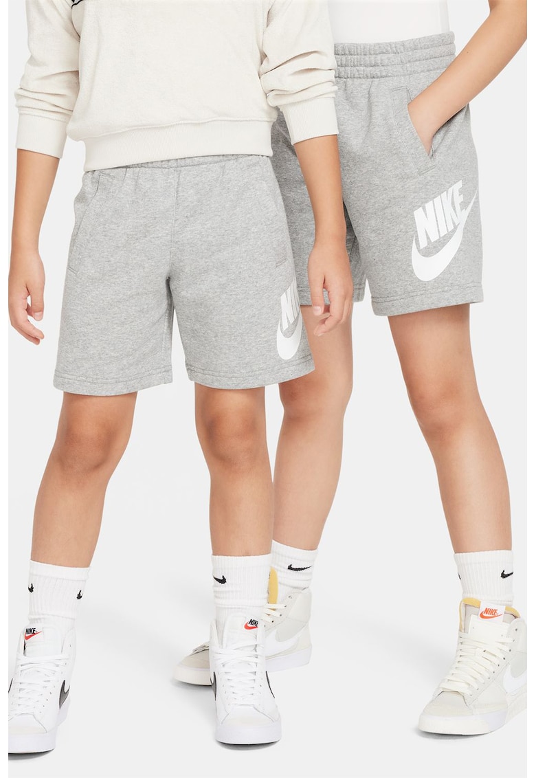 Pantaloni scurti cu buzunare oblice Sportswear Club - Gri melange