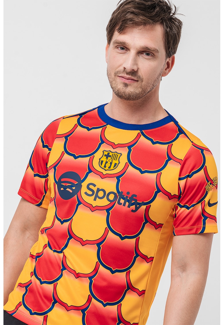 Tricou cu model pentru fotbal F.C. Barcelona Academy Pro SE