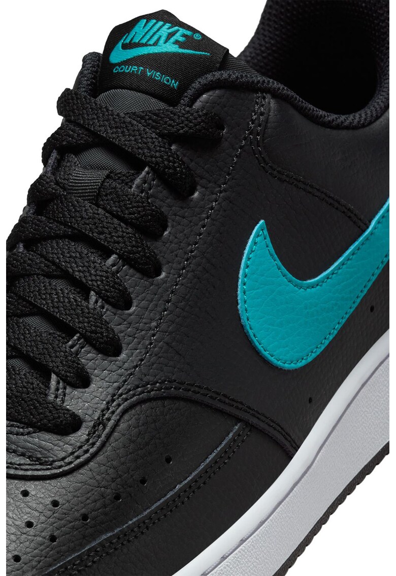 Pantofi sport din piele si piele ecologica Court Vision