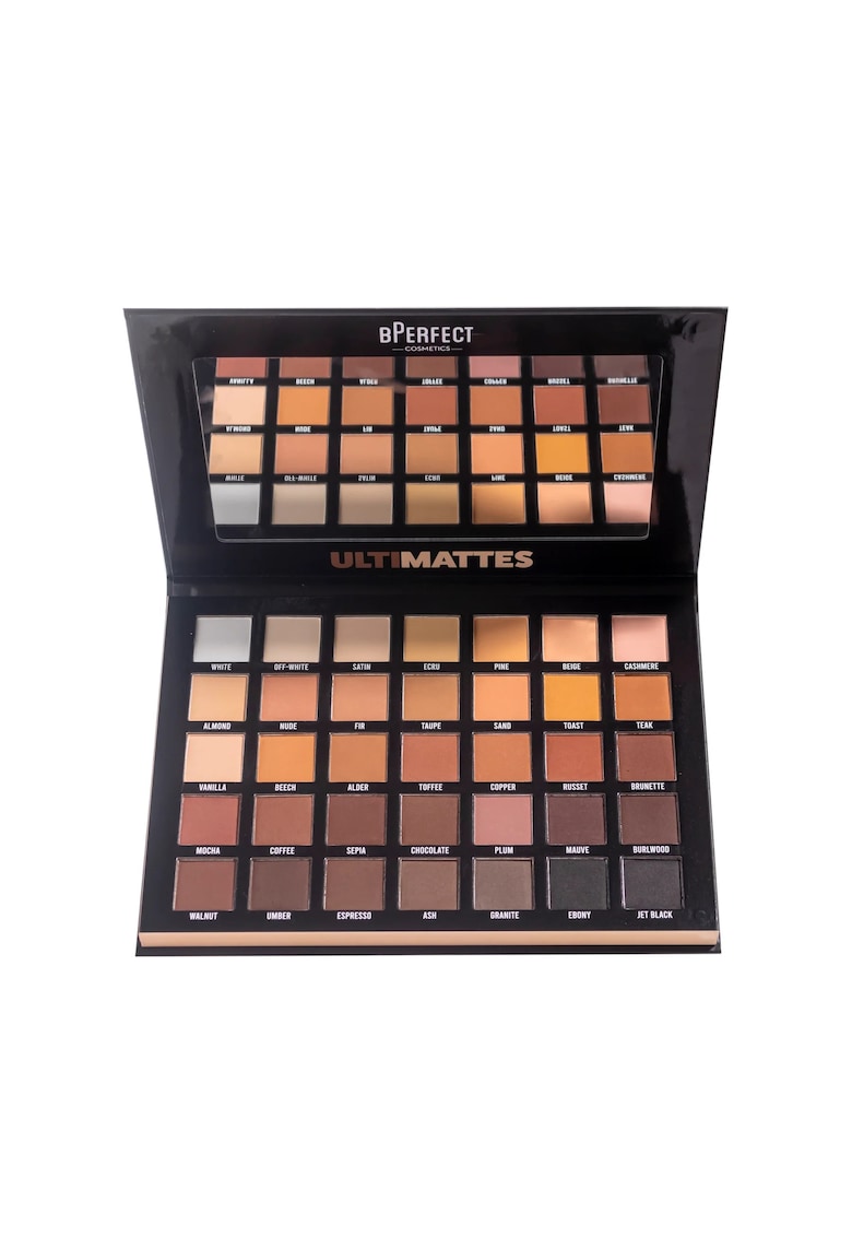 Paleta de Farduri BPerfect UltiMattes - 35 Nuante
