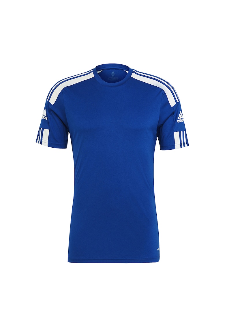 Tricou regular fit cu model logo pentru fotbal Squadra 21 - Alb/Albastru royal