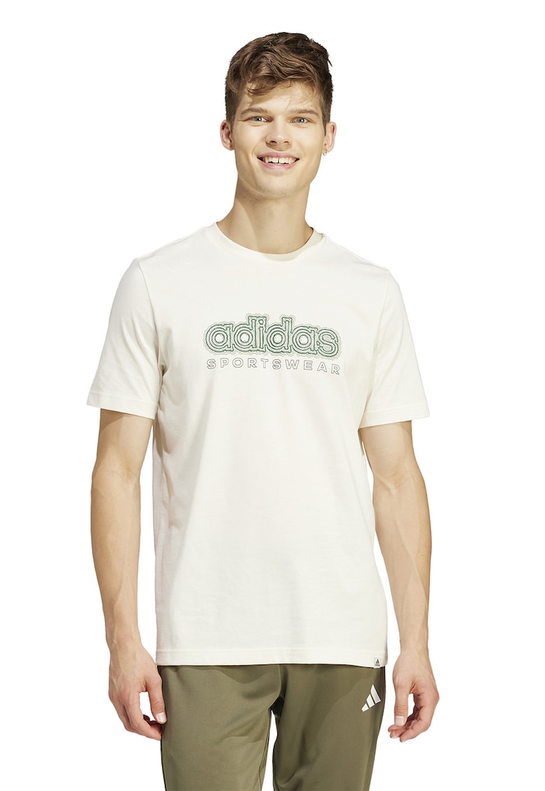 Tricou de bumbac cu imprimeu logo Growth