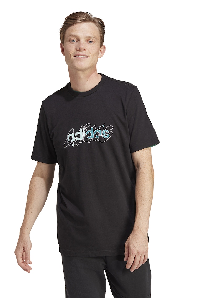 Tricou regular fit cu imprimeu logo Illust